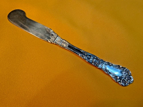 BUTTERCUP by GORHAM STERLING BUTTER KNIFE 6" ~ No Monogram ~ OLD MARK! So Nice!