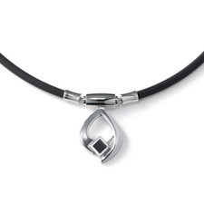 Colantotte Necklace TAO ARC Silver x Black LL