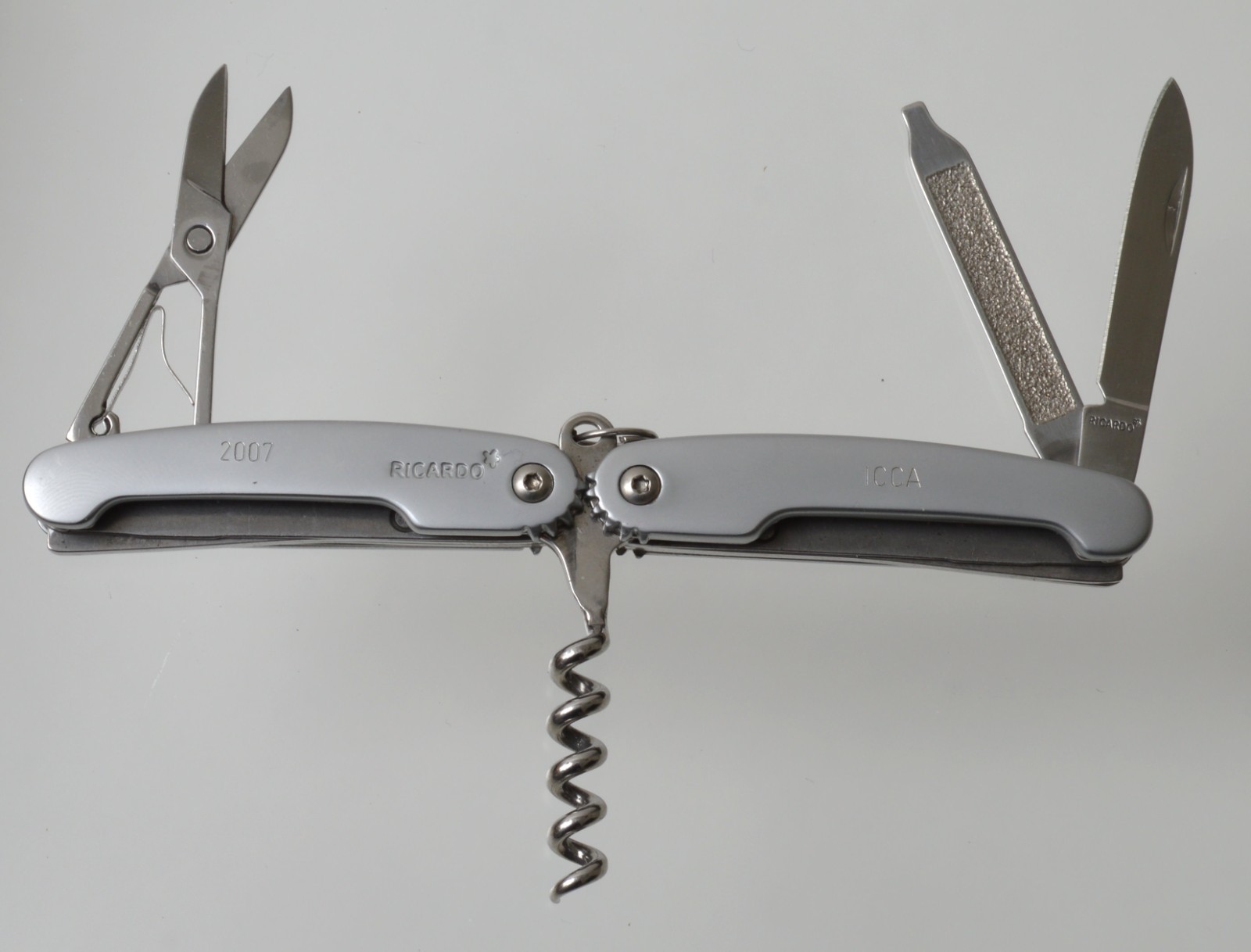 Ricardo by Richartz Multi-tool- knife, corkscrew souvenir of the 2007 ICCA Meet