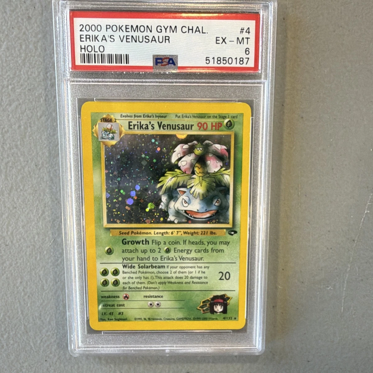 Venusaur Pokémon TCG Professional Sports Authenticator (PSA) Gym