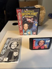 Dick Vitale's "Awesome, Baby" College Hoops (Sega Genesis, 1994). Tested. CIB.