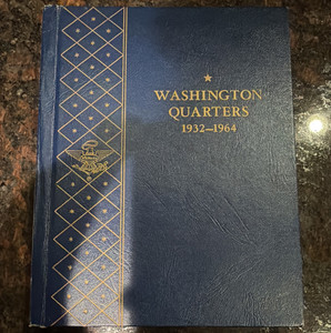 Whitman Washington Quarters 1932-1964 Coin Album Folder / Album-Style Folder