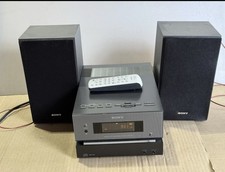 Sony CMT-BX1 Micro Hi-Fi Component CD Receiver/Tuner 2 Speakers Remote NO SOUND