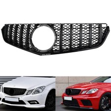 Sport Kühlergrill Grill passt für Mercedes-Benz E Cabriolet A207 2010-13 schwarz