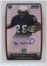 2013 Bowman Rookie Chrome Refractor Auto Kerwynn Williams #RCRA-KW Auto 0mb3