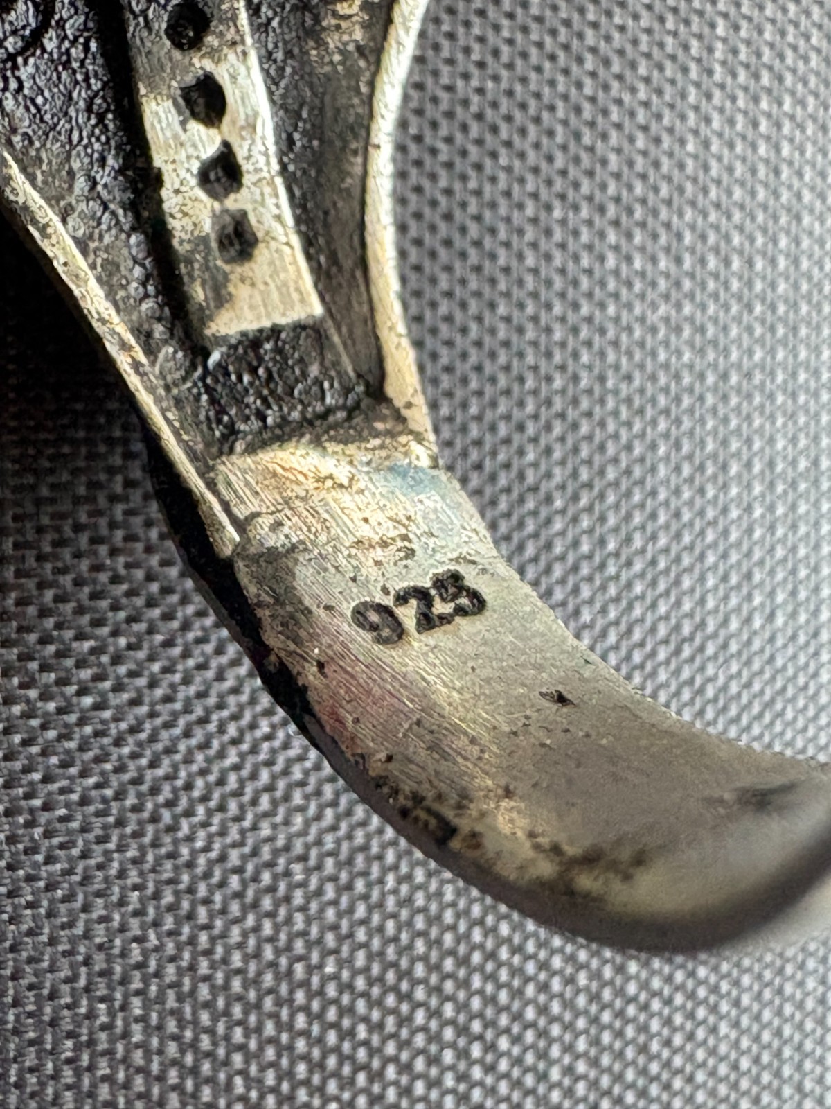 Vintage 925 Sterling Silver Ring Ruby Ring Handcr… - image 6