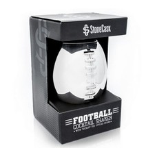 Stonecask Football Cocktail Shaker Stainless Steel New