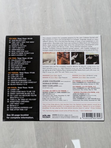 JOHN COLTRANE QUINTET WITH RED GARLAND & DONALD BYRD COMPLETE RECORDINGS 4CD SET - Picture 2 of 5