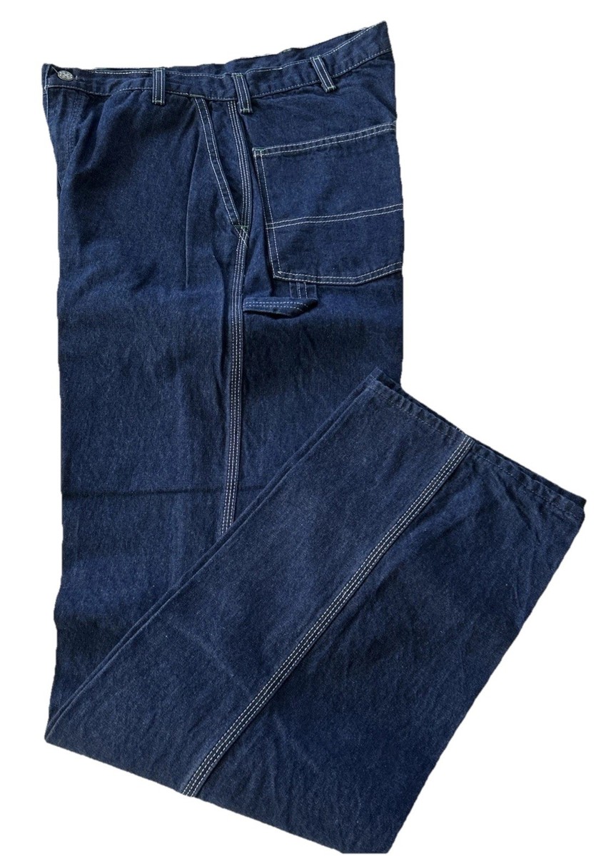 Oshkosh B'Gosh Men's Relaxed Carpenter Work Blue Jeans Size 33x34