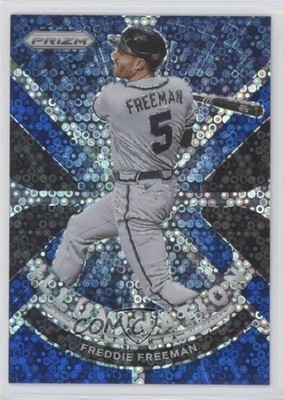 2021 Panini Prizm Illumination Blue Donut Circle /199 Freddie Freeman #IL-9 2c6