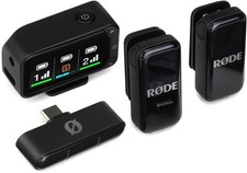 Rode Wireless Micro Camera Microphone Kit - USB-C, Black