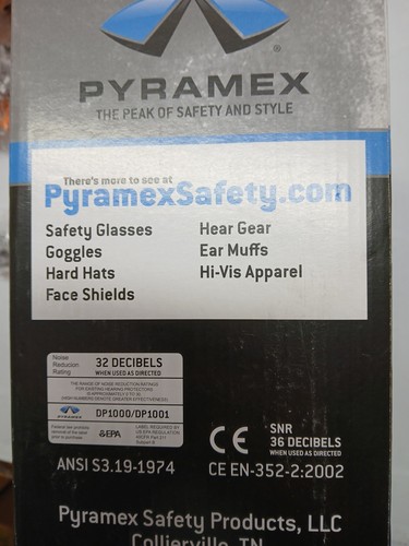 Pyramex Disposable Uncorded Earplugs 200 Orange Brand New - Picture 2 of 7