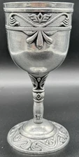 Carson Pewter Goblet Chalice Cup Provincial Gothic 7 Inches Tall Vintage 2002