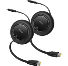 Baseus USB C Cable, 100W 2-Pack 6.6ft Retract...