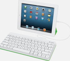 Logitech Wired Keyboard for iPad, Lightning Connector, Quick Access iPadOS