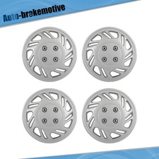 4 Pcs 13 Inch Wheel Hub Caps Silver Snap On For All Makes Models Wheel Cover Kit 4 Pcs 13 Inch Wheel Hub Caps Silver Snap On For All Makes Models Wheel Cover Kit