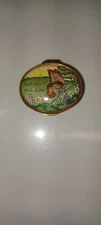 Halcyon Days Enamels Butterfly Trinket Box England