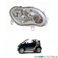 Hauptscheinwerfer rechts H7/H1 für Smart fortwo Coupe 450 Cabrio