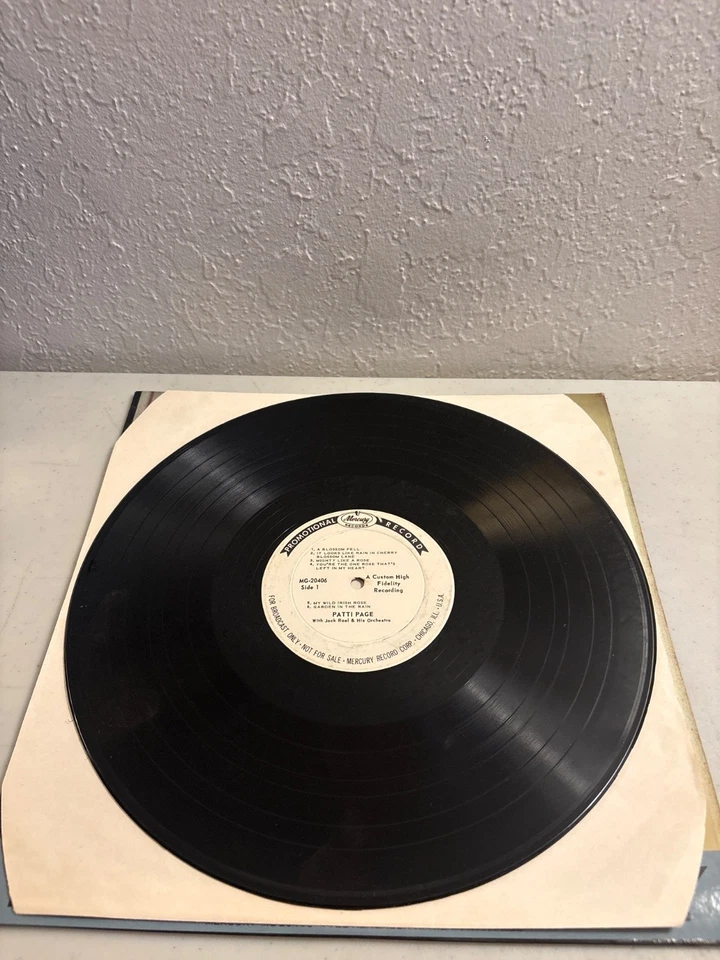 PATTI PAGE I'LL REMEMBER APRIL VINYL RECORD LP 1959 MONO PROMO MERCURY POP VG+ - Image 3 of 4