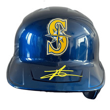 Julio Rodriguez Seattle Mariners Autographed Pro Replica F/S Batting Helmet -MLB