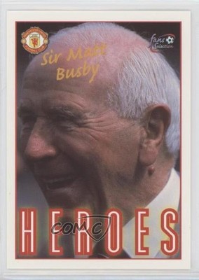 1997 Futera Fans Selection Manchester United Heroes Sir Matt Busby #79 0nk8