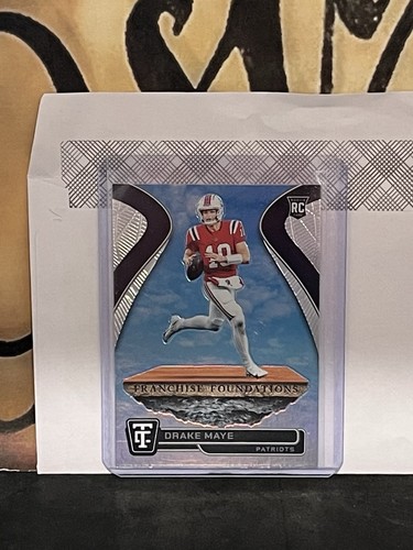 2024 Panini Totally Certified Drake Maye RC Mirror Franchise Foundation Patriots - Bild 3 von 3