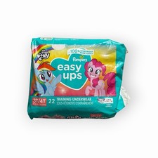 Pampers Easy Ups My Little Pony Training Underwear Size 3T 4T 22 Count Girl