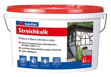 Baufan Streichkalk 5 L weiß  Wandfarbe