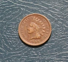 1908 S Indian Head Cent Penny - F Fine Key Date - 1c United States Coin
