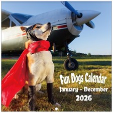 2026 Calendar, 2026 Wall Calendar, Cool Dog Calendar 2026 from Jan. 2026 - De...
