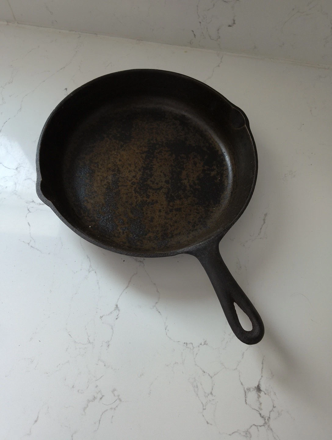 Vintage BSR Cast Iron 10 Inch Skillet With Heat Ring NO.8-B(7) 10 5/8 IN USA