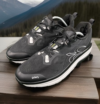 Gravity Defyer GDEFY Ion Black Comfort Sneakers  Black TB9049MBL-M size 11.5