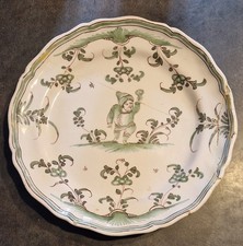 ASSIETTE MOUSTIER XVIII ÈME  ( LIRE )