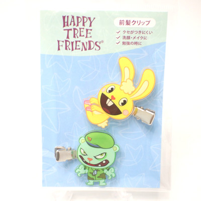 Happy Tree Friends Cuddles Flippy Bangs Hair Clip 2pc Set 2026 Japan