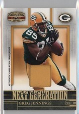 2007 Donruss Gridiron Gear Next Generation Jerseys Prime 48/50 Greg Jennings 0u7