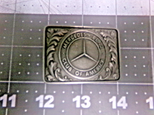 Mercedes Benz Club America Gull Wing Group Star Club 300SL VTG Belt Buckle