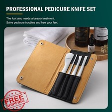 FVION Pedicure Knife Set 4pc Ingrown Toenail Removal Callus Shaver