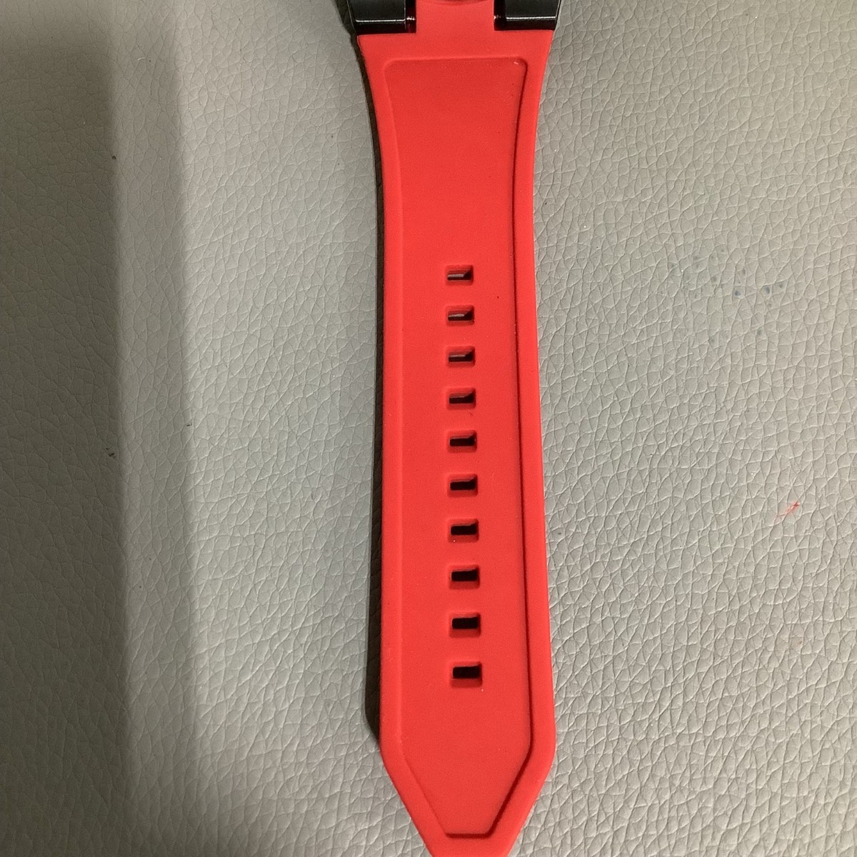 Invicta Aviator 33039 Quartz Watch 50mm Black/Red Silicone View 6