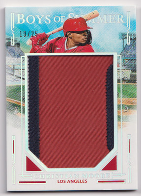 2025 Panini Boys Of Summer #JPM-CM Christian Moore 19/25 Los Angeles Angels
