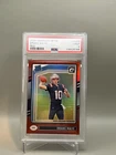 2024 Donruss Optic Drake Maye RC Red Rated Rookie /125 Patriots PSA 9
