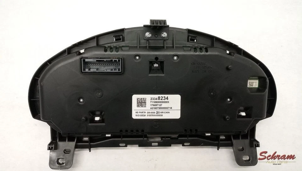 2016 Buick Regal Speedometer Head/Cluster 2035014 - Image 2 of 4