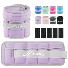 Adjustable Ankle Weights for Women Men 1-3 LBS 1 Pair Wrist Leg Arm Weights w...