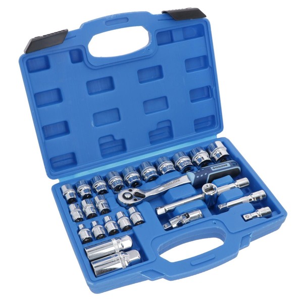 3/8 Zoll Antrieb Flaches Metrisches SteckschlüSsel- Und ZubehöRset 6 Mm - 24 ...-image