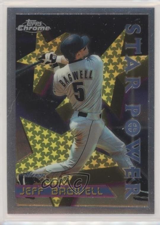 1996 Topps Chrome Star Power Jeff Bagwell #4 HOF 0t2