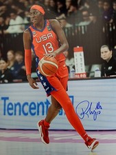 RHYNE HOWARD Signed 8.5 x 11 Photo WNBA Basketball ATLANTA DREAM 
