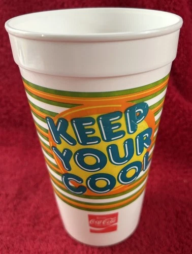 Vintage Burger Chef Coke Coca Cola Keep your cool plastic cup Rare