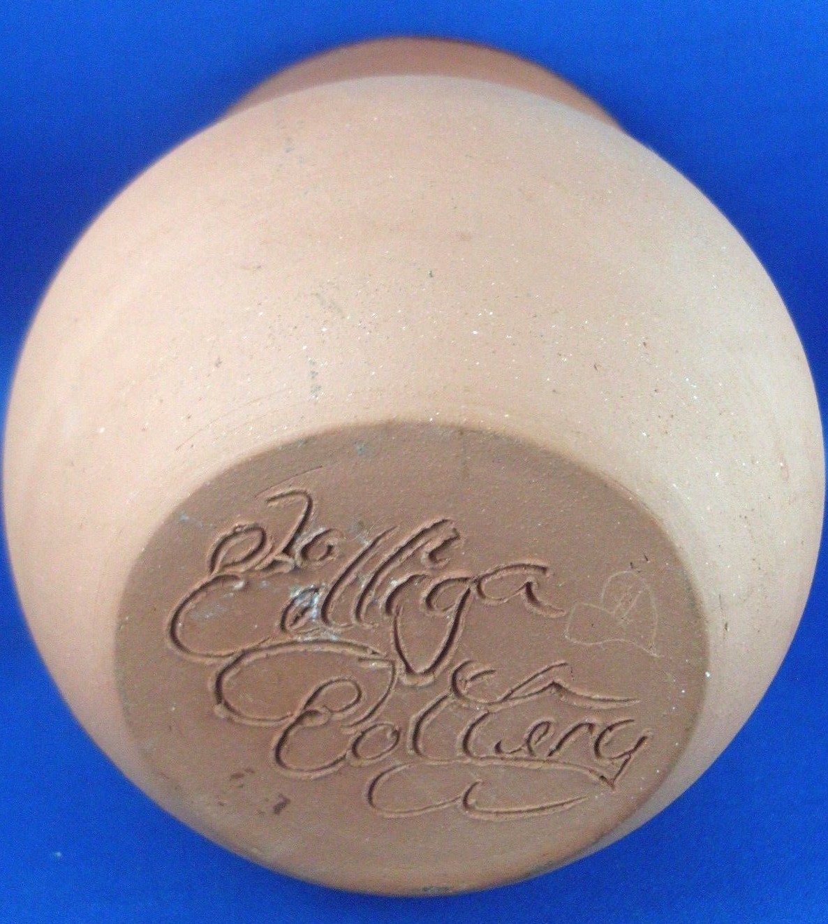 Signed PILLIGA POTTERY Unique Australian Pottery Canister with Cork Lid