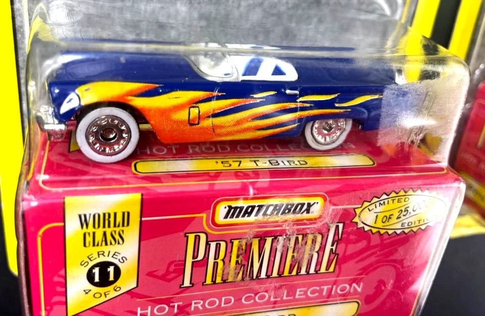 Premiere `57 T-Bird и Pontiac GTO винтажный спичечный коробок коллекции лот из двух jq - Изображение 2 из 3