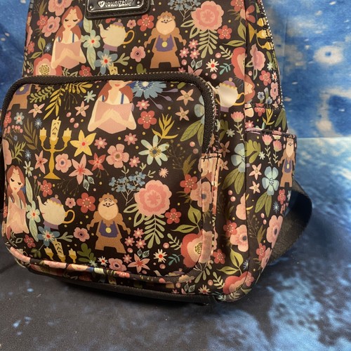 Loungefly Disney Belle Beauty and The Beast Satin Mini Backpack - Picture 5 of 17