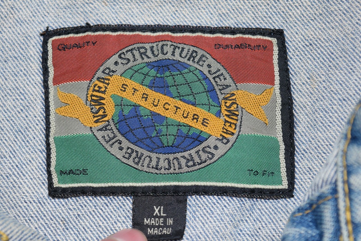 ナイロンジャケット 80s GIOVA NUOMO レトロ アート柄刺繍 モード